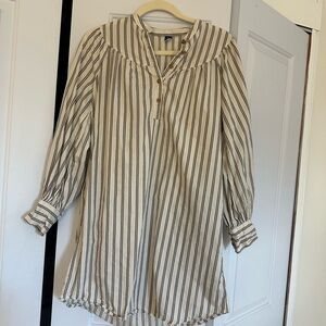Old Navy Striped Shirt Dress